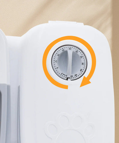 Pet Automatic Timing Feeder – 350ML Large Capacity Dry & Wet Food Dispenser
