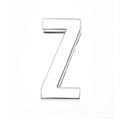 12PCS 30mm Chrome Alphabet Slide Charms A–Z – DIY Bracelet, Wristband, Pet Collar & Jewelry Making Beads