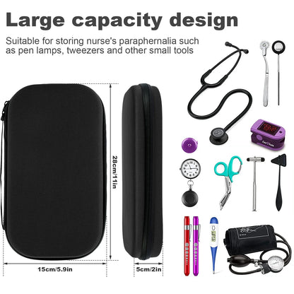 Shockproof Stethoscope Case: Travel-Ready Portable Carrying Bag