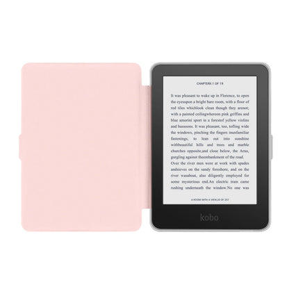 Kobo Clara 2E Case with Screen Protector — 6" Auto Sleep Leather Magnetic Cover & Transparent Acrylic Funda