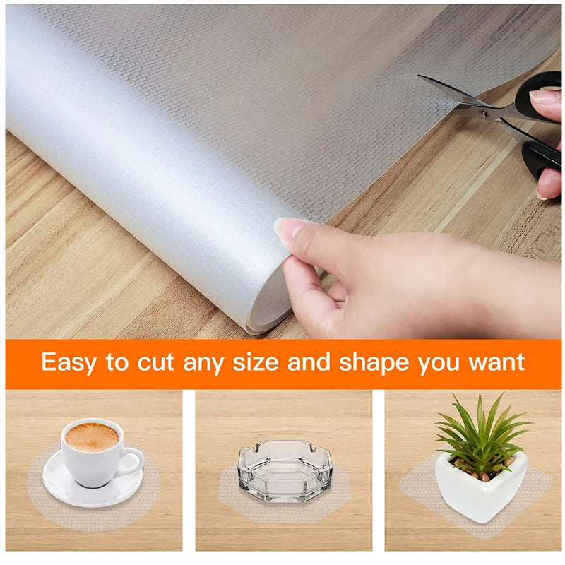 Reusable Drawer Liners | Washable, Dustproof, Non-slip Placemats for Kitchen Cabinets, Refrigerators, and Shelves - Shelf Paper