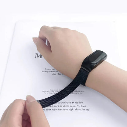 Metal Stainless Steel Strap for Xiaomi Mi Band 8 & 9 – Replacement Smart Bracelet Watchband