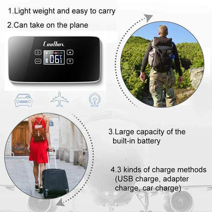 13600mAh Mini Insulin Refrigerator — High-Power USB Refrigerated Pill Box, 0-18°C Temperature Control Incubator