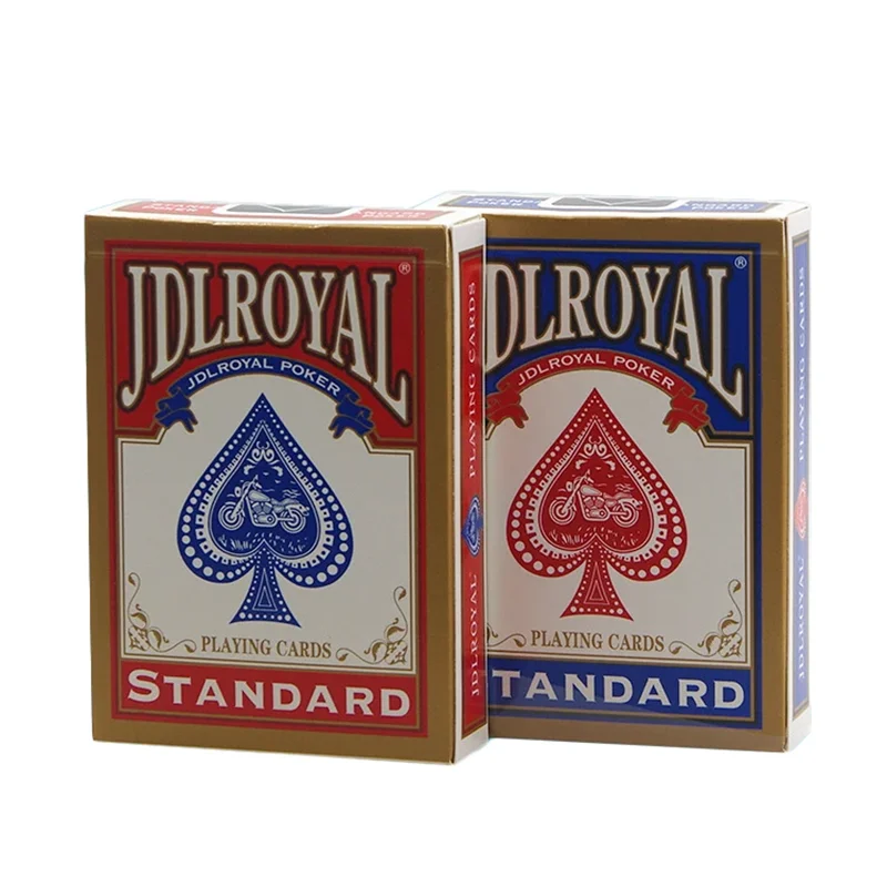 Jdlroyal Poker Playing Cards – Standard Sealed Red & Blue Decks for Magic Tricks