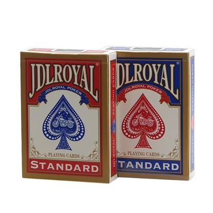 Jdlroyal Poker Playing Cards – Standard Sealed Red & Blue Decks for Magic Tricks