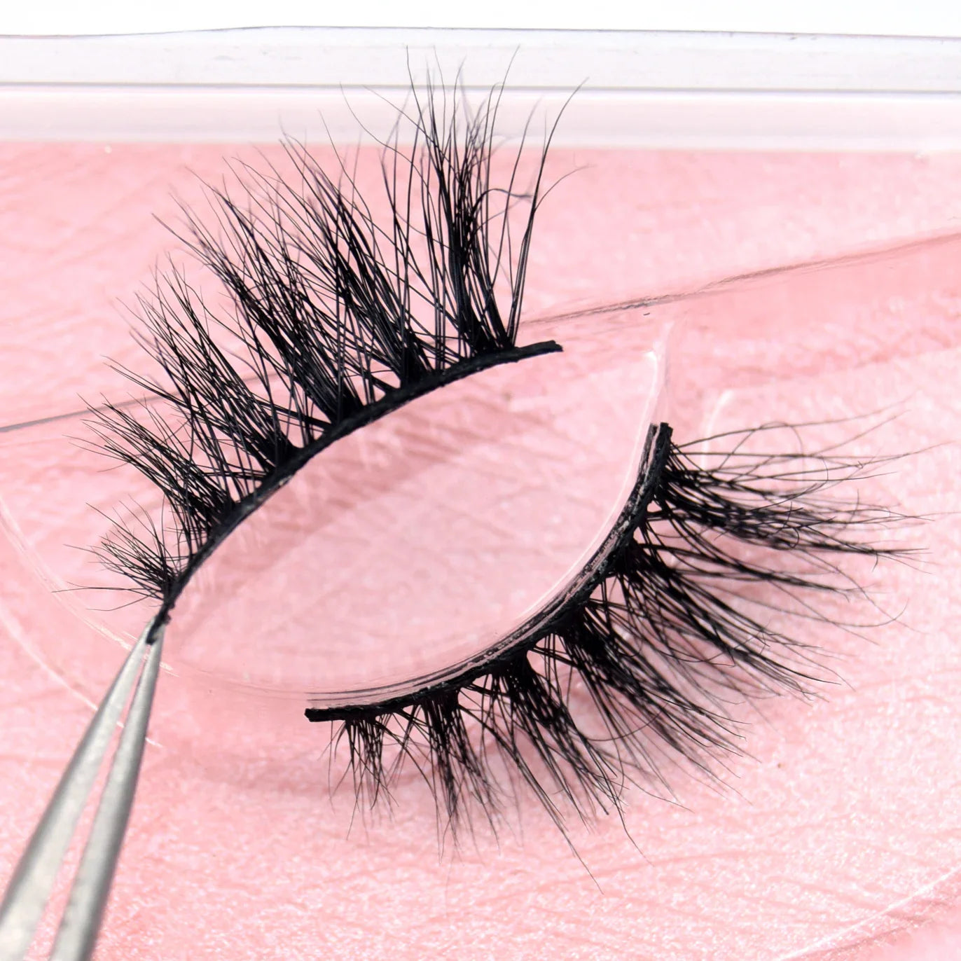 Visofree 13mm 3D Mink Eyelashes – Natural Long Handmade Cruelty-Free False Lashes for Makeup G04