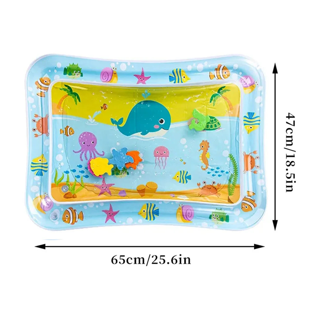 Inflatable Baby Water Play Mat – PVC Tummy Time Cushion for Toddlers, Early Education & Development Activity Toy