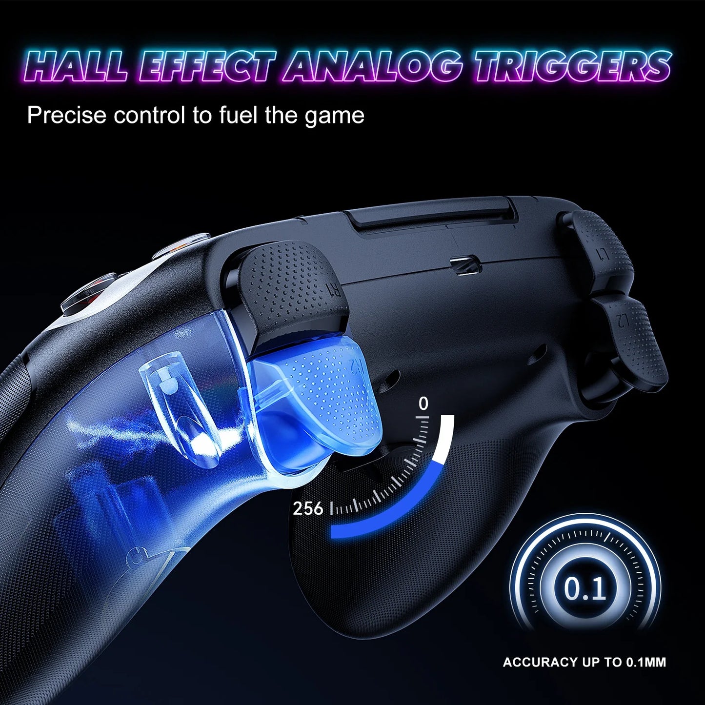 Bluetooth Wireless Gamepad for PS5 – Dual Sense Controller with Turbo, Vibration & Programmable Buttons for PS5/PC Console