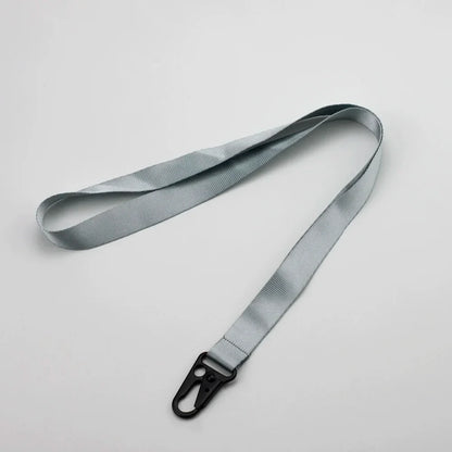 Neckband Nylon Keychain with Heavy Metal Hook – Anti-Loss Lanyard for Keys, Mobile Phone, Camera, Outdoor Safety Rope