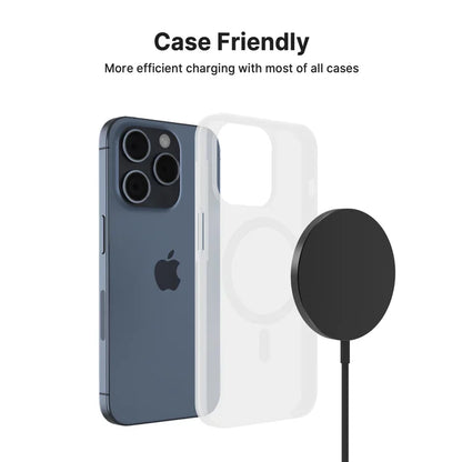 100W Magnetic Wireless Charger Pad with USB & Type-C — Fast Charging Dock for MagSafe iPhone 16/15/14/13/12 Pro Max