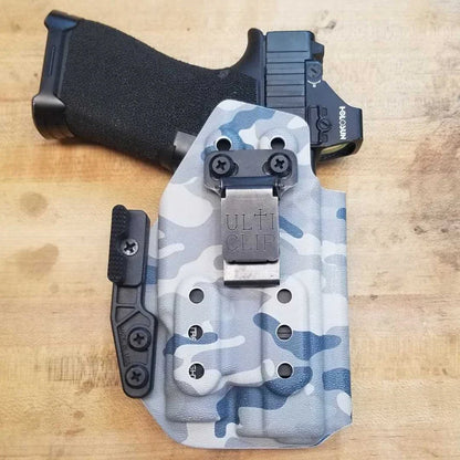 Universal Knife Sheath Belt Clip - Stainless Steel K-Sheath Holster Back Clip for Outdoor EDC Gear