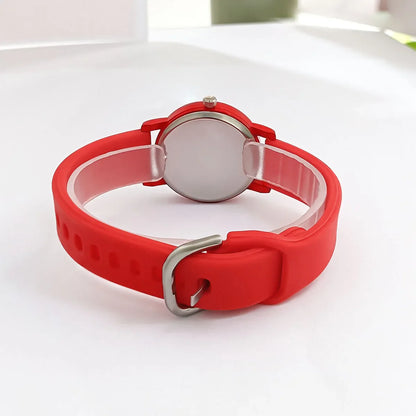Women’s Casual Quartz Watch – Silicone Strap Wristwatch Gift for Ladies