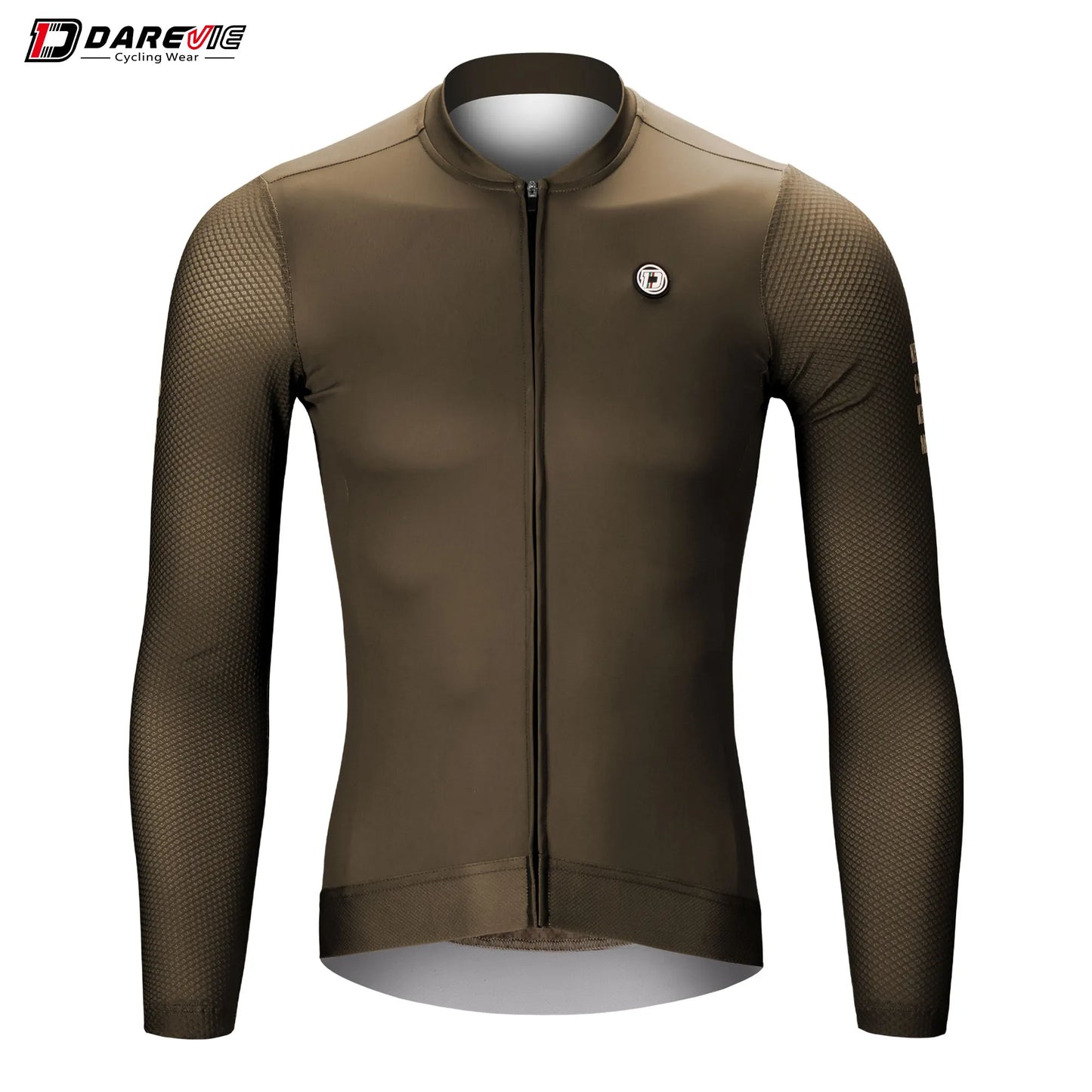 DAREVIE Cycling Jersey - Long Sleeve Aero 3D Mesh Breathable Cycling Shirt for Men and Women