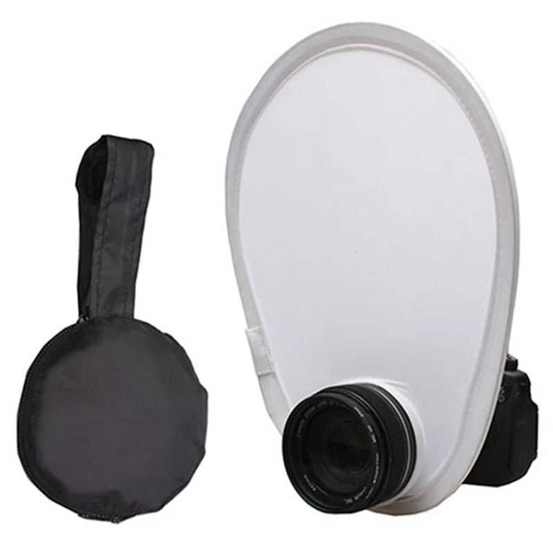 Universal Flash Diffuser Softbox – Photography Reflector for DSLR & SLR Camera Lenses