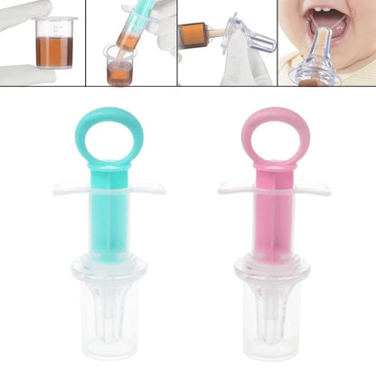 Smart Medicine Dispenser for Baby and Kids - Needle Feeder Squeeze Medicine Dropper Pacifier - JuceFeeding Utensil Baby Accessory