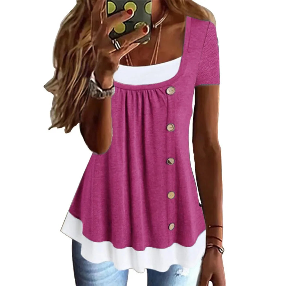Summer Vintage Streetwear T-Shirt – Elegant Y2K Harajuku Top for Women Casual Fashion