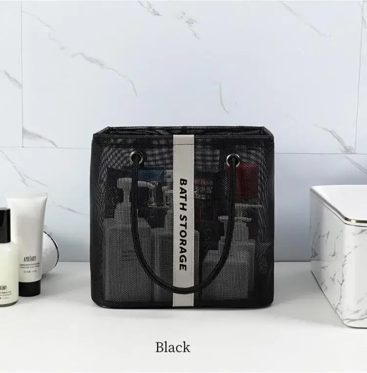 Large Capacity Cosmetic Bag - Portable Travel Wash Handbag, Transparent Shower Makeup Pouch, Unisex Toiletries Organizer