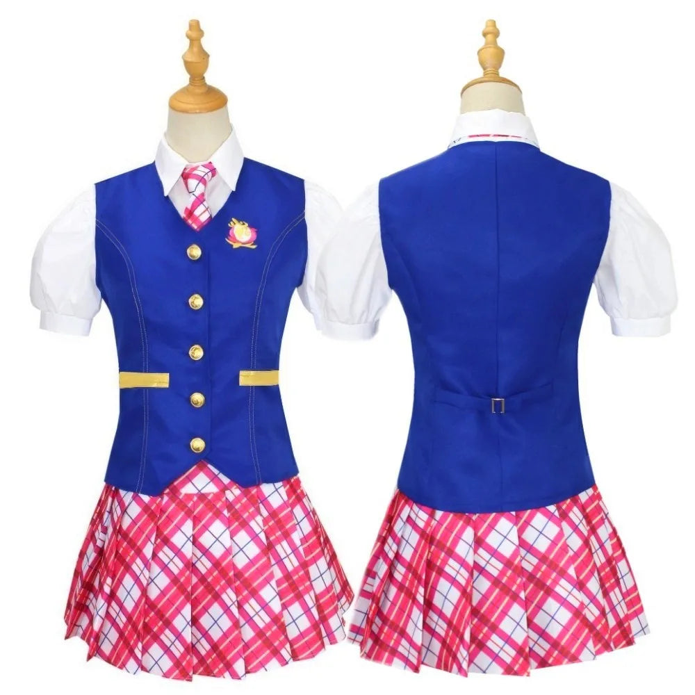 Princess Uniform Costume Set - Elegant College-Style Role-Playing Dress for Girls’ Parties & Cosplay