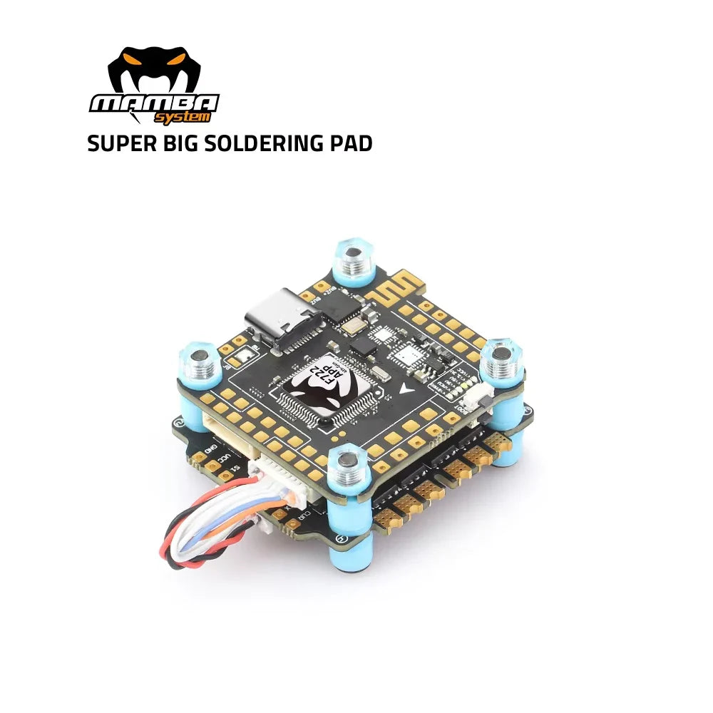 Diatone MAMBA F722 APP MK4 Flight Controller Stack — F7 4-in-1 BLHeli32 45A/55A/65A ESC 6S DShot1200 for FPV Drone