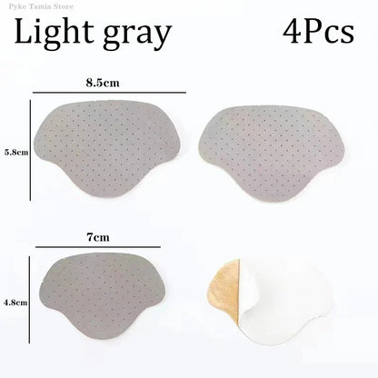 4pcs Heel Repair Patches – Breathable Shoe Hole Repair Stickers, Anti-Wear Heel Pads & Insoles Protector Inserts for Sneakers Foot Care