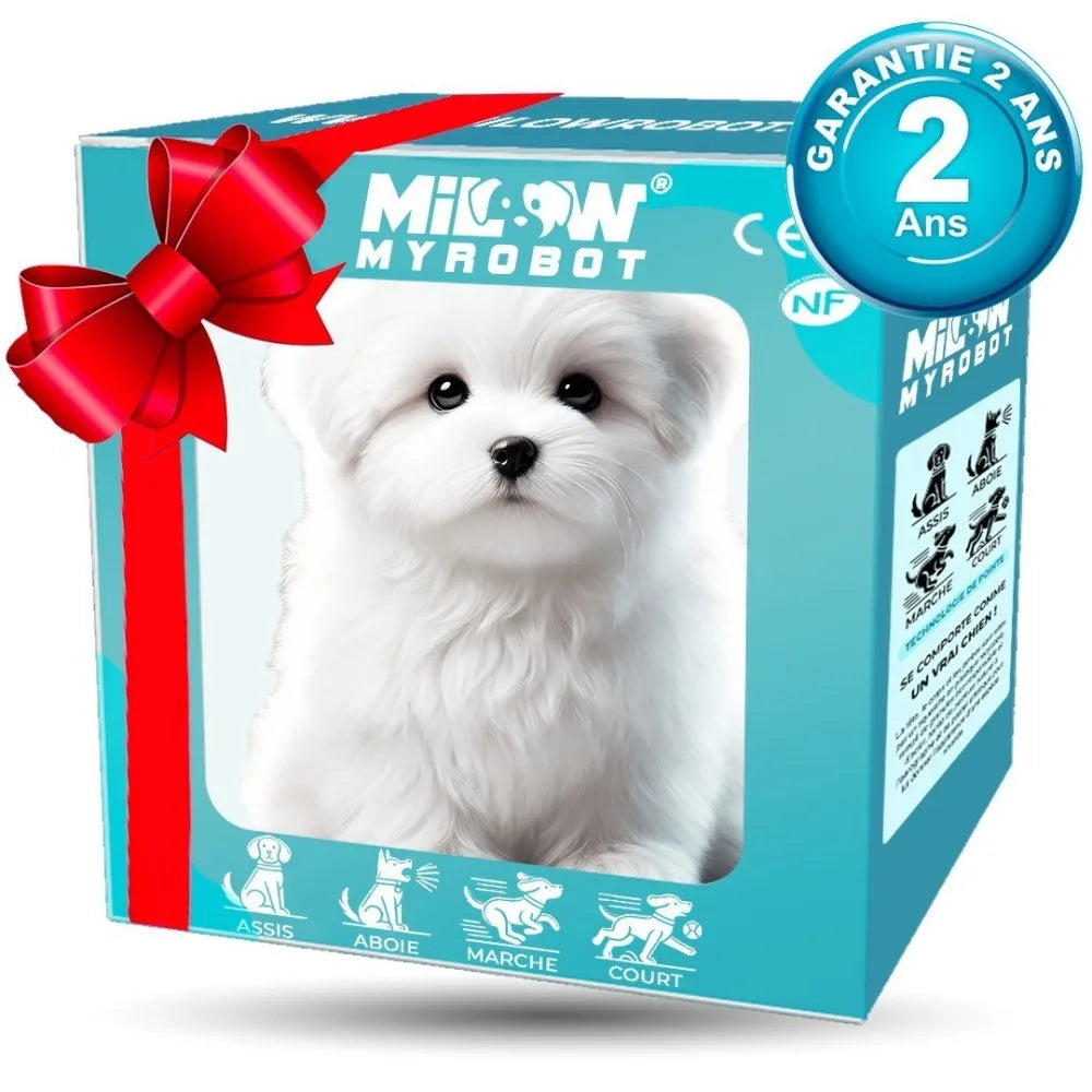 Interactive Robot Puppy Plush Toy - Walking, Barking & Tail Wagging Dog Toy for Kids Educational Gift