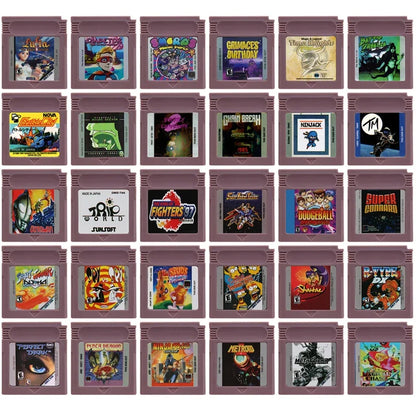 GBC 16-Bit Game Cartridge Console Card – Lufia, Magical Chase, Metroid II DX, Metal Gear Solid, Perfect Dark, Shantae – Gift Edition
