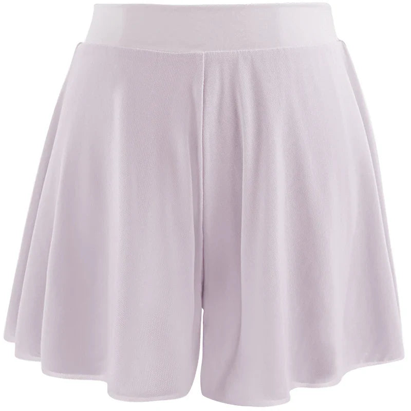 Women’s Dance & Yoga Shorts – Skirted Sport Pants for Ballet, Training, Jogging, Running & Fitness
