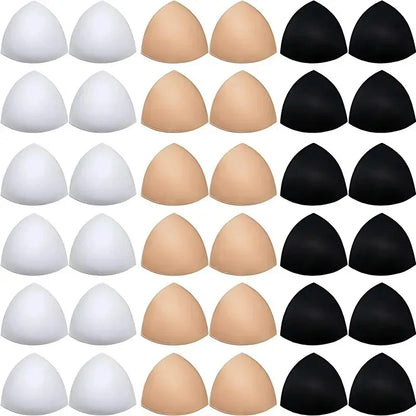 Soft Removable Bra Pads Inserts – Push Up Breast Enhancer Cups for Women Sports Bras, Bikini & Swimwear Support Pads