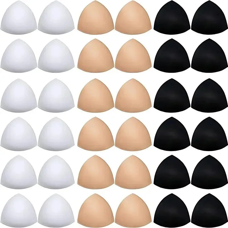 Removable Soft Bra Pads Inserts – Push-Up Breast Enhancer Cups for Sports Bras, Bikini & Swimsuit Comfort Fit