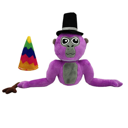 Gorilla Tag Monke Plush Toy – Cute Cartoon Stuffed Animal for Kids Birthday & Christmas Gifts