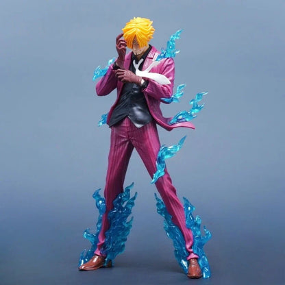 24cm ONE PIECE Sanji Anime Figure – PVC Action Statue for Desktop Collection & Gifts