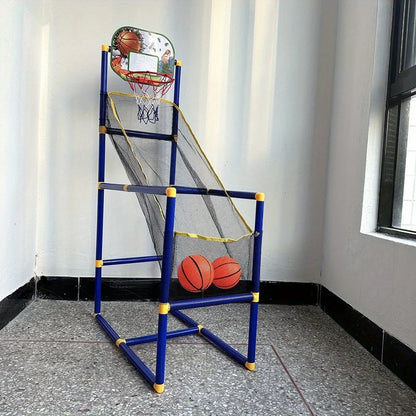 Indoor Outdoor Arcade Basketball Game Set - Easy Setup Hoop Toy with Pump & Balls for Kids, Parties & Holiday Gifts