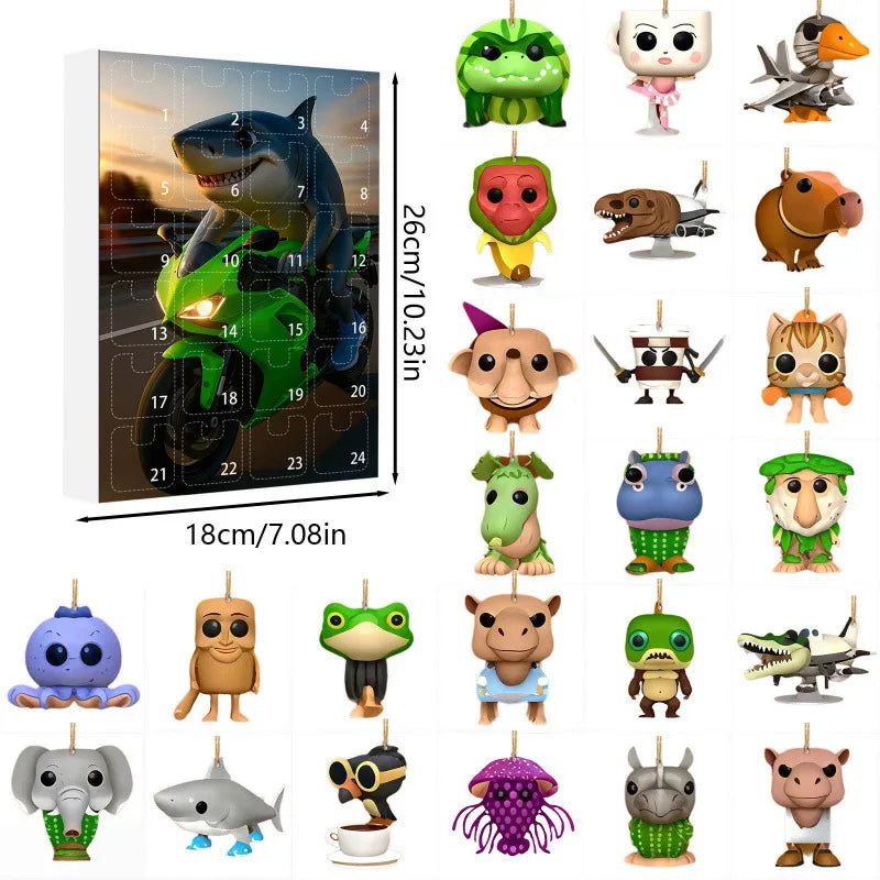 2025 Italian Brainrot Advent Calendar – Tung Tung Sahur Tralalero 24-Day Christmas Countdown Gift