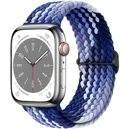 Elastic Braided Solo Loop Apple Watch Band – Adjustable Stretch Strap for Series SE, 5–11 & Ultra 3 (40mm–49mm)