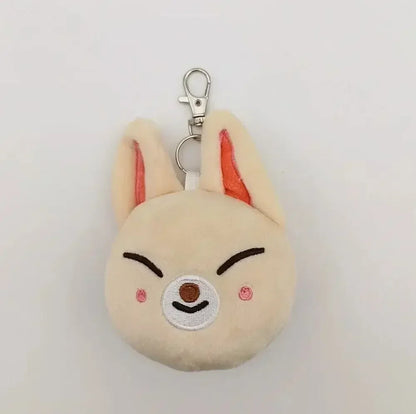 Kpop SKZOO Plush Keychain – Cute Dog Pendant Toy for Kids, Backpack Hanging, Birthday Gift
