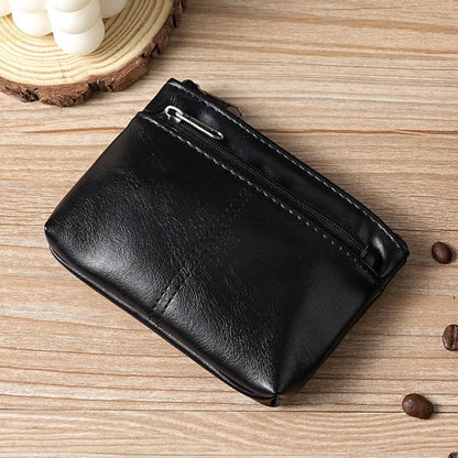 Mini PU Leather Coin & Card Holder Wallet – Luxury Pocket Change Purse Pouch for Men & Women 💼✨