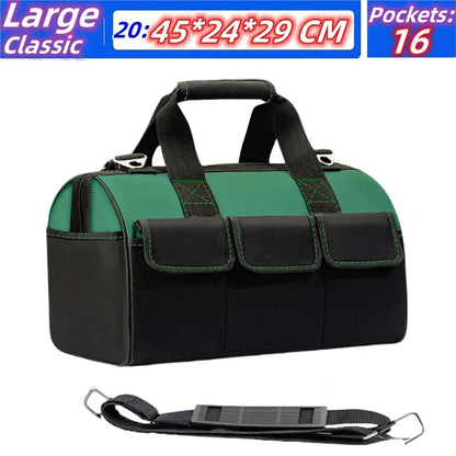 23-inch Large Capacity Waterproof Tool Bag – Thickened 1680D Oxford Electrician Storage