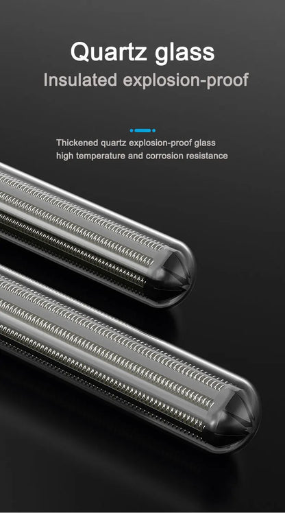 25W-300W Fish Tank Aquarium Heating Rod - Quartz Glass with Digital Display & Automatic Thermostat for Aquariums