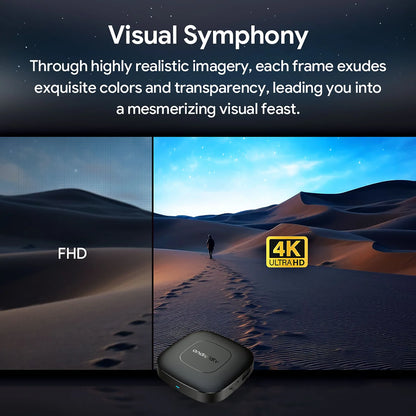 Android 13 Smart Home Theater TV Box – Allwinner H313, Google Assistant, Netflix Streaming, Bluetooth Media Player, 2GB/16GB, 2.4G/5G Wifi, T1