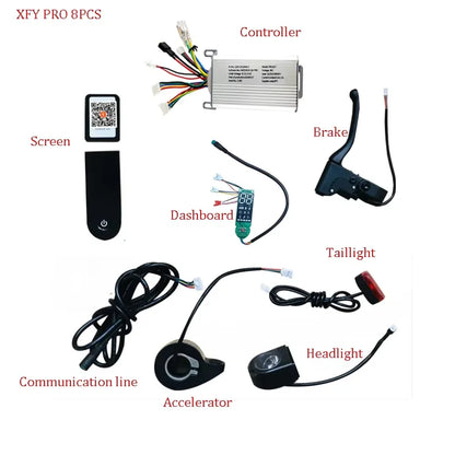 350W 36V 15A Scooter Controller Motherboard with Bluetooth & Tuya Smart – Compatible with FOSTON X-Play DIGMA, 8.5 Inch, Max Speed 30 Km/h