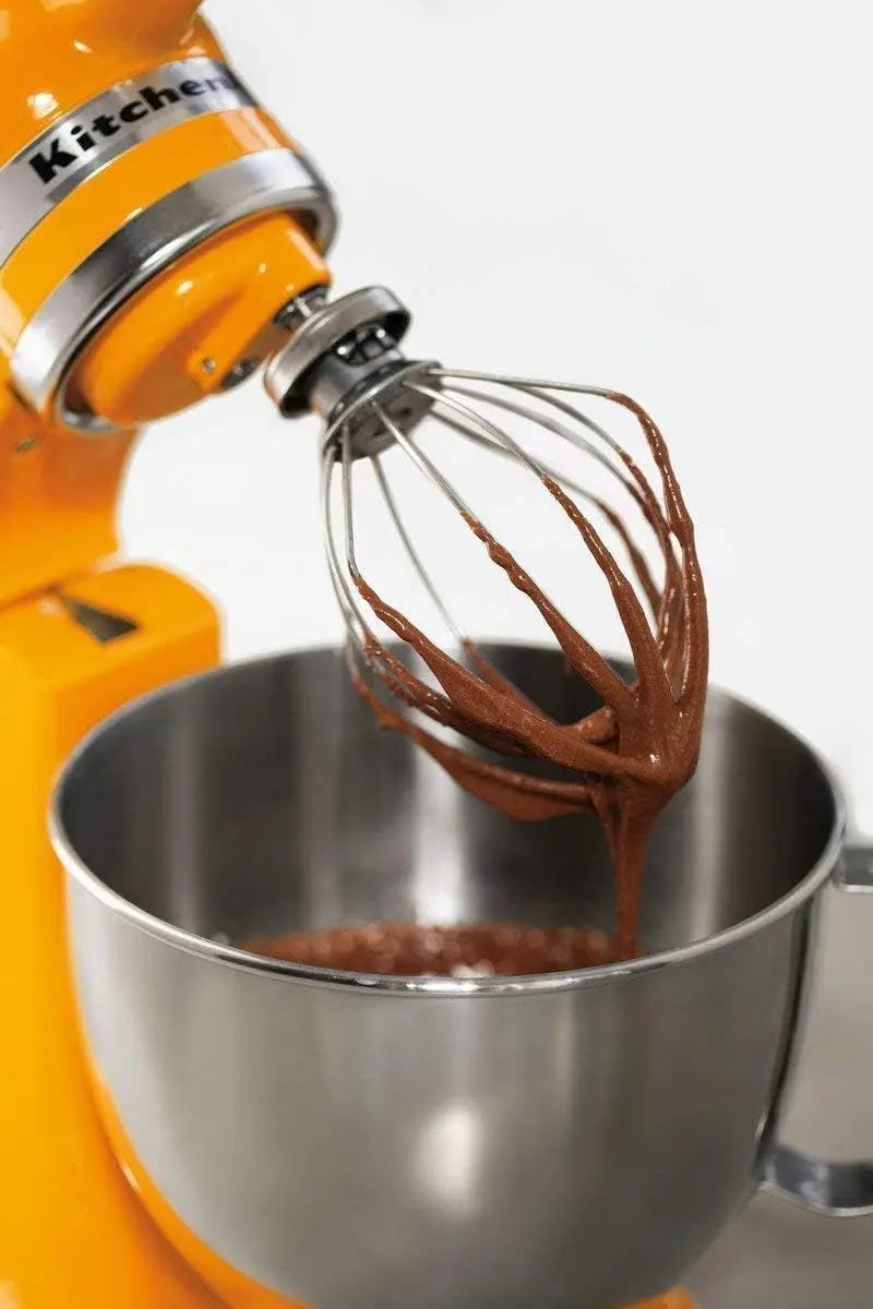 K45WW Wire Whip Attachment for Tilt-Head Stand Mixer – Stainless Steel Egg Beater & Cake Whisk for KitchenAid