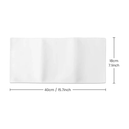 Reusable Castor Oil Pack Wrap - Organic Cotton with Adjustable Elastic Strap, Castor Oil Compress for Body Care