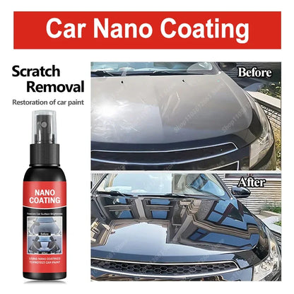 Car Nano Ceramic Coating Kit – Professional High Gloss Paint Protection & Scratch Repair Auto Detailing Solution