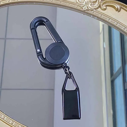 Silicone Lighter Protective Cover with Retractable Keychain — Regular Size Lighter Holder Sleeve for Smoking Accessories