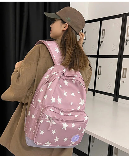 Star Laptop Backpack 17 Inch | Cute Travel & College Bag for Women, Men, Students, Back to School Bookbag