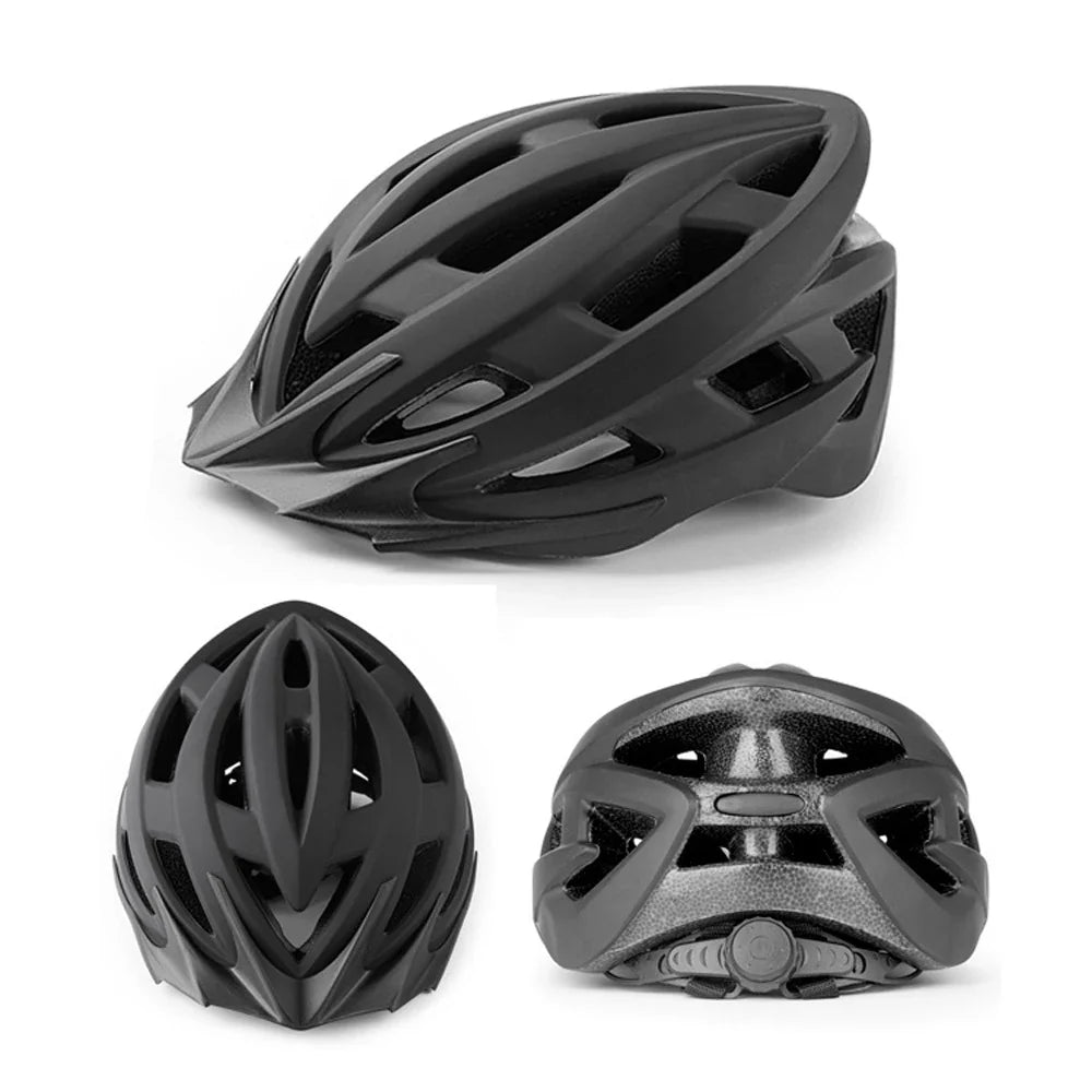 Bike Helmet for Adults - Lightweight with Adjustable Side & Chin Strap, Fits 58-62cm, Men & Women Cycling Accessories