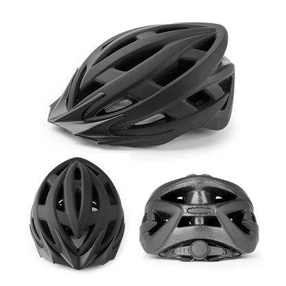 Bike Helmet for Adults - Lightweight with Adjustable Side & Chin Strap, Fits 58-62cm, Men & Women Cycling Accessories