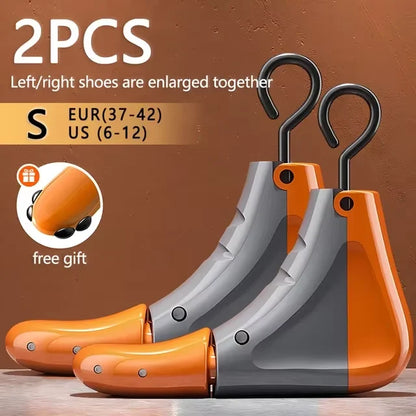 1/2 PCS Universal Adjustable Shoe Stretcher – Boot & Sneaker Widener with Steel Shaft for Left & Right Shoes