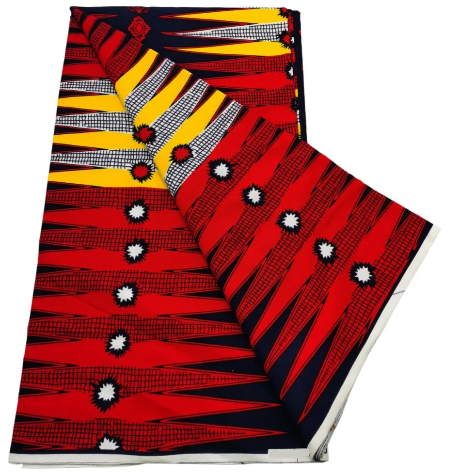 2026 African Real Wax Print Fabric - High Quality Ankara Pagne ABC