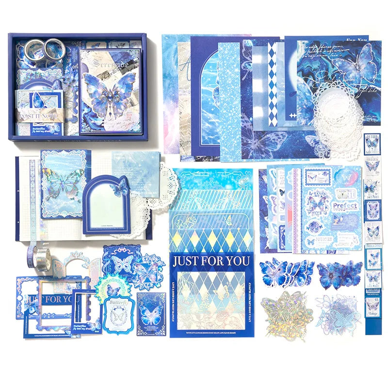 165 Piece Vintage Handbook Gift Boxes – School Student Reward & Scrapbooking Supplies, Children's Gift Set